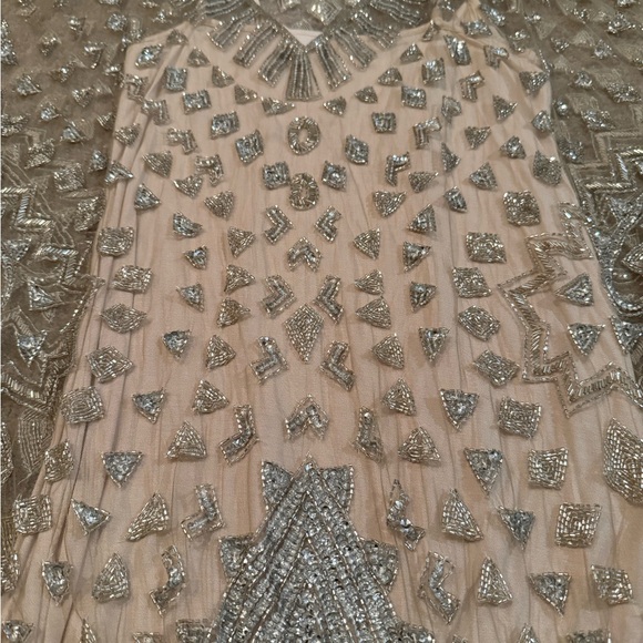 AS BY DF Embellished Gold and Silver Dress Size: Medium NWT - Picture 9 of 15